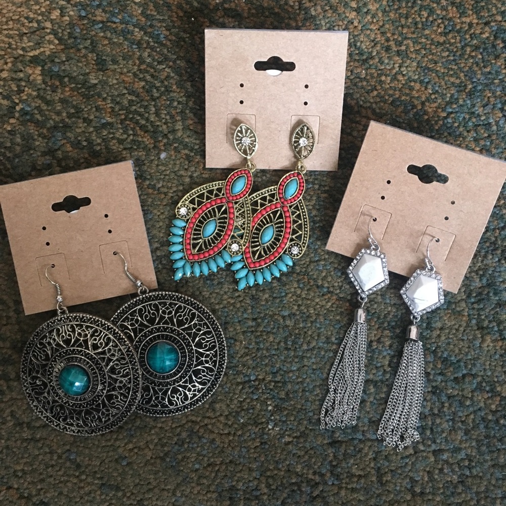 Brand new earring lot with a southwest flair